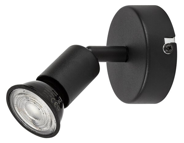 Rabalux NORTON nástěnné bodové svítidlo GU10/25W/230V, černá barva