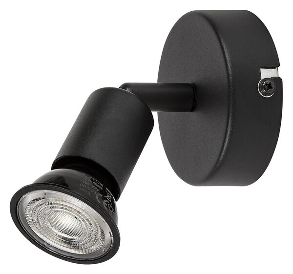 Rabalux NORTON nástěnné bodové svítidlo GU10/25W/230V, černá barva