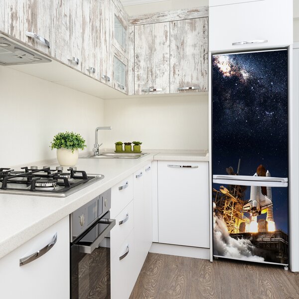 Tapeta na ledničku na výměr Startující raketa FridgeStick-70x190-f-90326032