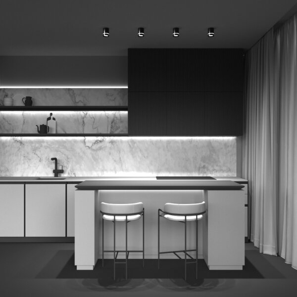 Maytoni C085CL-9W4K-B - LED Bodové svítidlo ORLO LED/9W/230V CRI 90 4000K černá