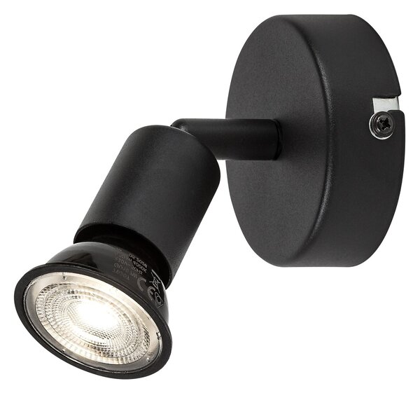 Rabalux NORTON nástěnné bodové svítidlo GU10/25W/230V, černá barva