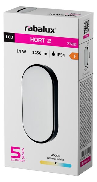 Rabalux HORT2 LED venkovní nástěnné svítidlo 77221, IP54