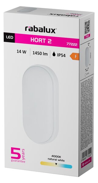 Rabalux HORT2 LED venkovní nástěnné svítidlo 77222, IP54