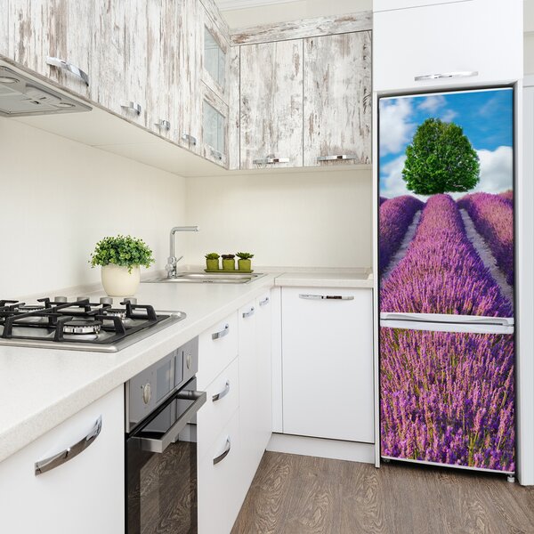 Nálepka fototapeta na ledničku Pole levandule FridgeStick-70x190-f-90850867