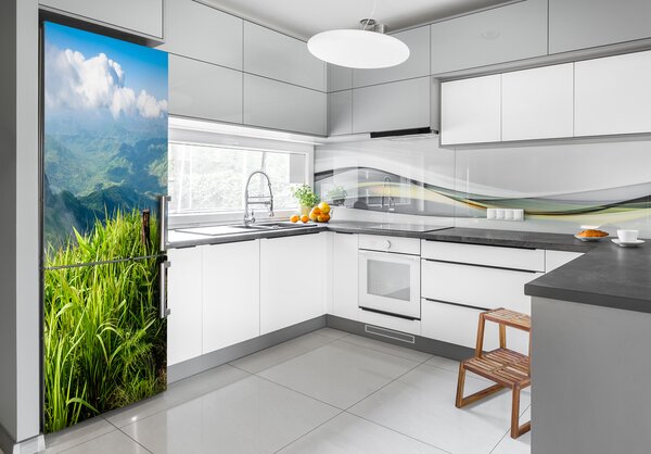 Nálepka fototapeta na ledničku Horská stezka FridgeStick-70x190-f-91416067