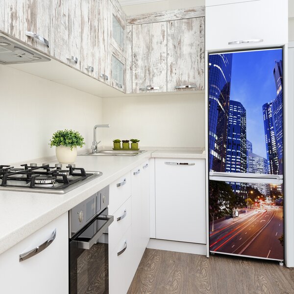 Samolepící nálepka na ledničku Mrakodrapy FridgeStick-70x190-f-91463314
