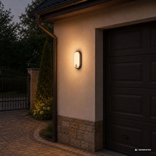 Rabalux HORT2 LED venkovní nástěnné svítidlo 77231, PIR senzor pohybu, IP65