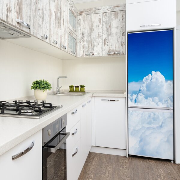 Nálepka tapeta na ledničku Let nad mraky FridgeStick-70x190-f-91685185