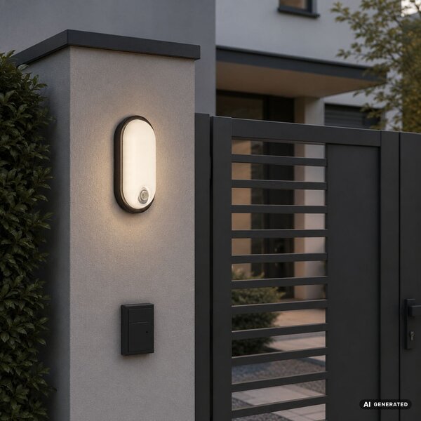 Rabalux HORT2 LED venkovní nástěnné svítidlo 77231, PIR senzor pohybu, IP65