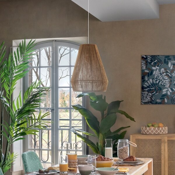 Atmosphera - Lustr na lanku PALM 1xE27/40W/230V juta