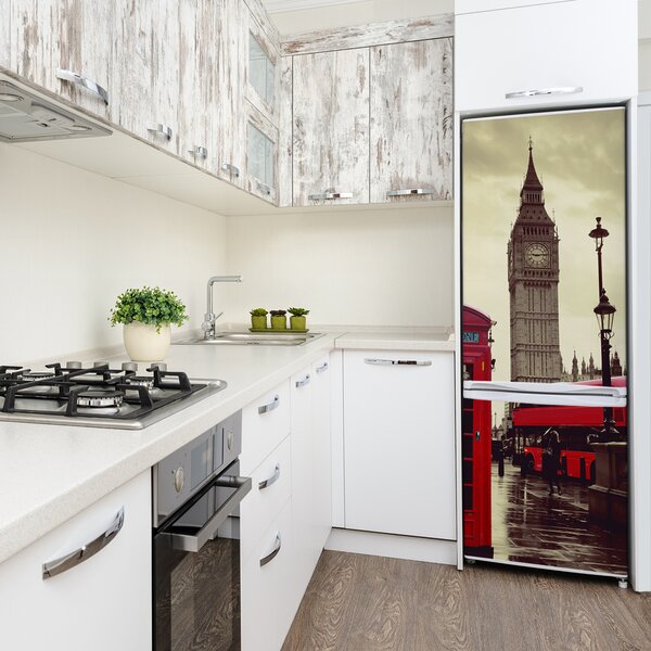 Samolepící nálepka na ledničku Big Ben Londýn FridgeStick-70x190-f-91738118
