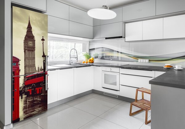 Samolepící nálepka na ledničku Big Ben Londýn FridgeStick-70x190-f-91738118