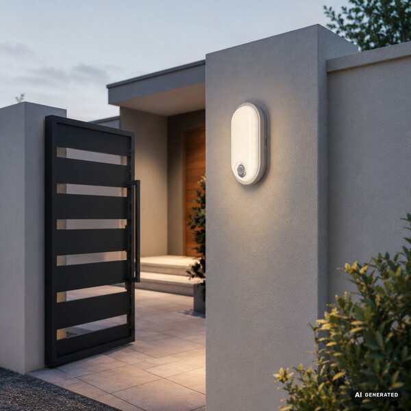 Rabalux HORT2 LED venkovní nástěnné svítidlo 77232, PIR senzor pohybu, IP65