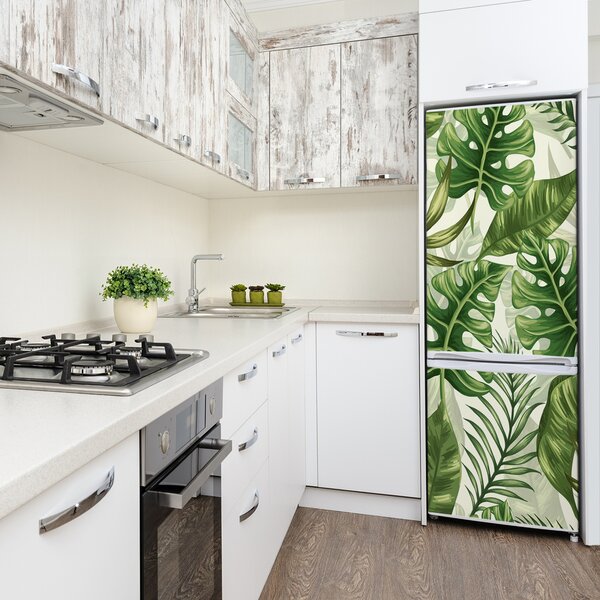 Fototapeta na ledničku Tropické listí FridgeStick-70x190-f-91705577