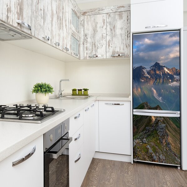 Nálepka tapeta na ledničku Horské vrcholky FridgeStick-70x190-f-91952408