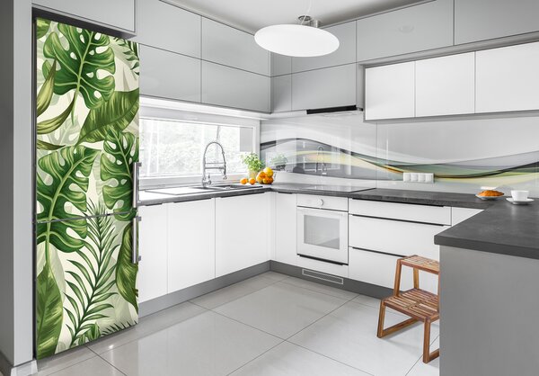 Fototapeta na ledničku Tropické listí FridgeStick-70x190-f-91705577