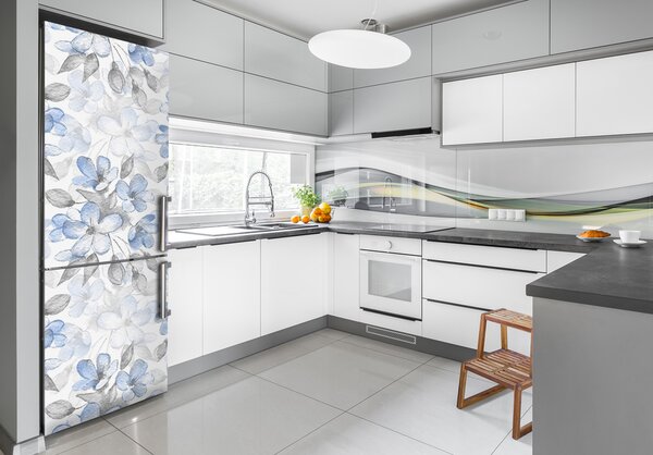 Fototapeta na ledničku Květinový vzor FridgeStick-70x190-f-91860702