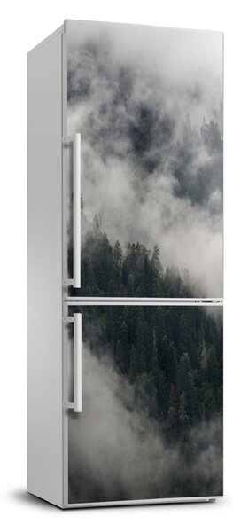 Nálepka tapeta na ledničku Mraky nad lesem FridgeStick-70x190-f-92103415