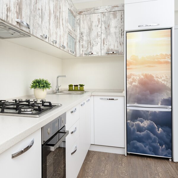 Nálepka tapeta na ledničku Let nad mraky FridgeStick-70x190-f-92314330