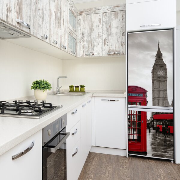 Samolepící nálepka na ledničku Big Ben Londýn FridgeStick-70x190-f-92717556