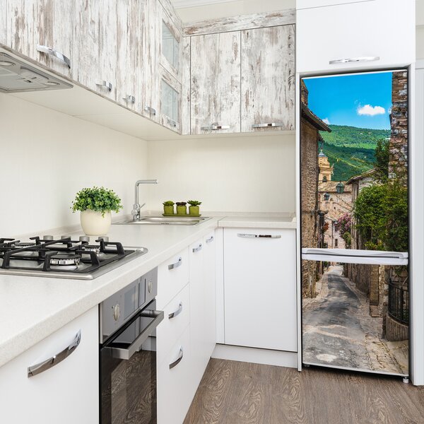 Tapeta nálepka na ledničku Ulička FridgeStick-70x190-f-93132177