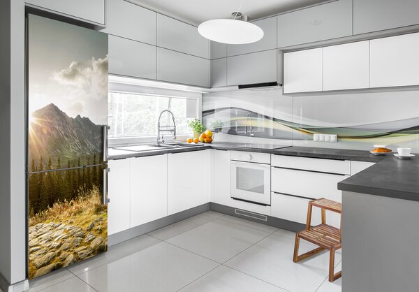 Nálepka na ledničku Západ slunce Tatry FridgeStick-70x190-f-93028328