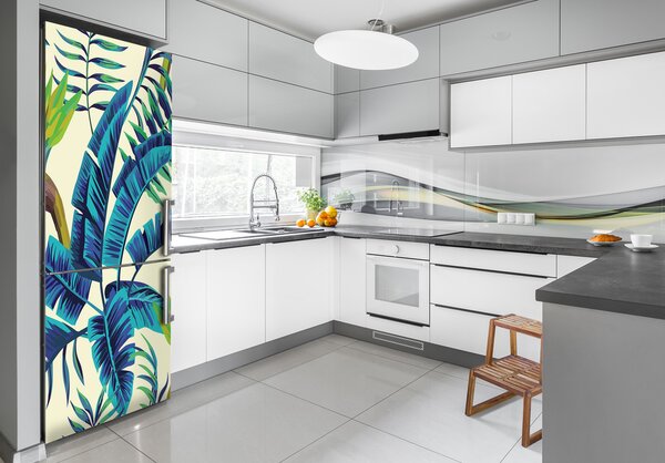 Fototapeta na ledničku Tropické listí FridgeStick-70x190-f-93400481
