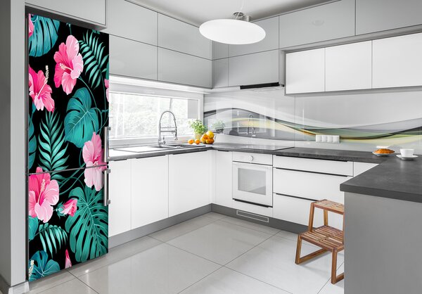 Fototapeta na ledničku Havajské květiny FridgeStick-70x190-f-93163910