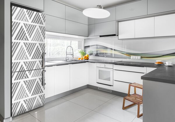 Nálepka tapeta na ledničku Gemetrické pozadí FridgeStick-70x190-f-93152415