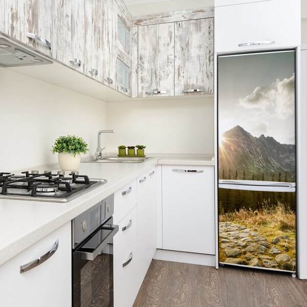 Nálepka na ledničku Západ slunce Tatry FridgeStick-70x190-f-93028328