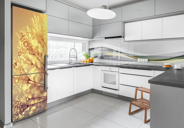 Nálepka fototapeta Semena pampelišky FridgeStick-70x190-f-93546051