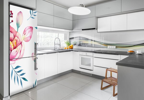 Nálepka fototapeta na ledničku Pivoňka FridgeStick-70x190-f-94208415
