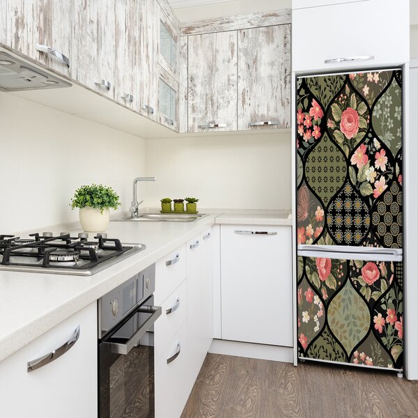 Fototapeta na ledničku Květinový vzor FridgeStick-70x190-f-94317778