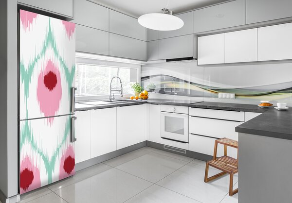 Nálepka tapeta lednička do domu Paví vzor FridgeStick-70x190-f-94714331