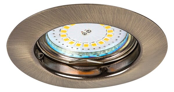 Rabalux LED zápustné bodové svítidlo Lite 3x3W | 720lm | 3000K | IP40 - set 3 svítidel, bronz