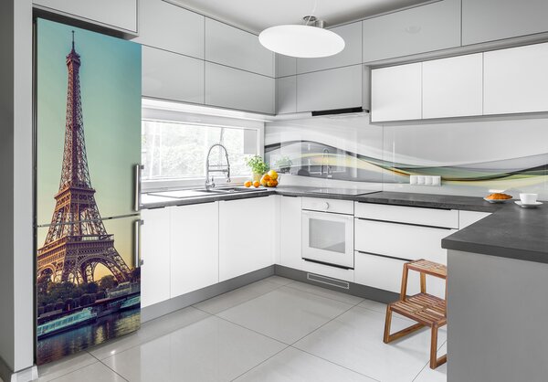 Samolepící nálepka na ledničku Eiffelova věž FridgeStick-70x190-f-94387968