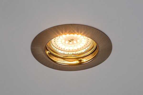 Rabalux LED zápustné bodové svítidlo Lite 3x3W | 720lm | 3000K | IP40 - set 3 svítidel, bronz