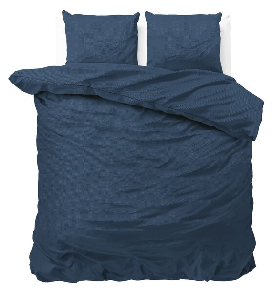 Zensation Povlečení Satin Point Navy 140x200/220,60x70cm