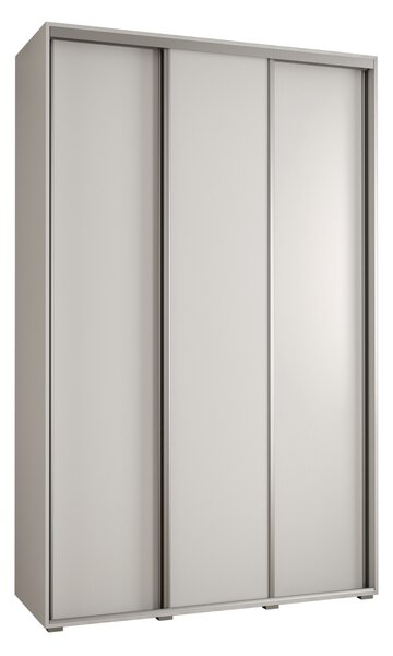 Šatní skříň ASIRI 1 - 160/45 cm, bílá / stříbrná