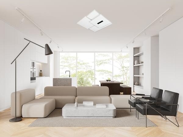 LED Stmívatelné stropní svítidlo LED/95W/230V 3000-6500K bílá + dálkové ovládání