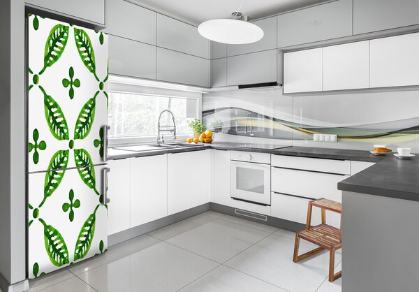Fototapeta na ledničku Zelené listí FridgeStick-70x190-f-95994789