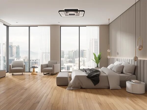 LED Stmívatelné stropní svítidlo LED/110W/230V 3000-6500K bílá +dálkové ovládání
