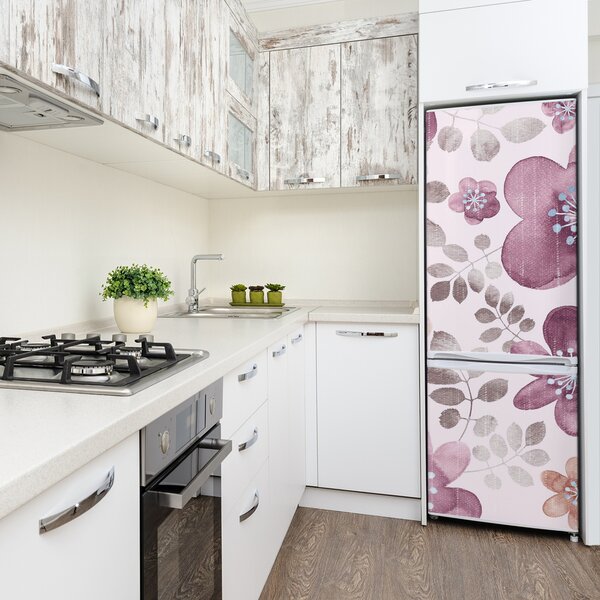 Fototapeta na ledničku Květinový vzor FridgeStick-70x190-f-96477378