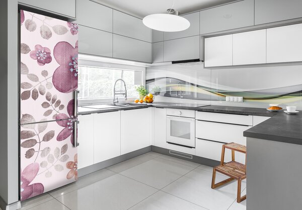 Fototapeta na ledničku Květinový vzor FridgeStick-70x190-f-96477378