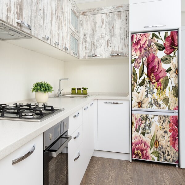 Fototapeta na ledničku Květinový vzor FridgeStick-70x190-f-96431953