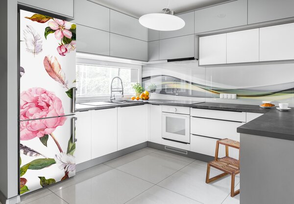 Fototapeta na ledničku Květinový vzor FridgeStick-70x190-f-96983383