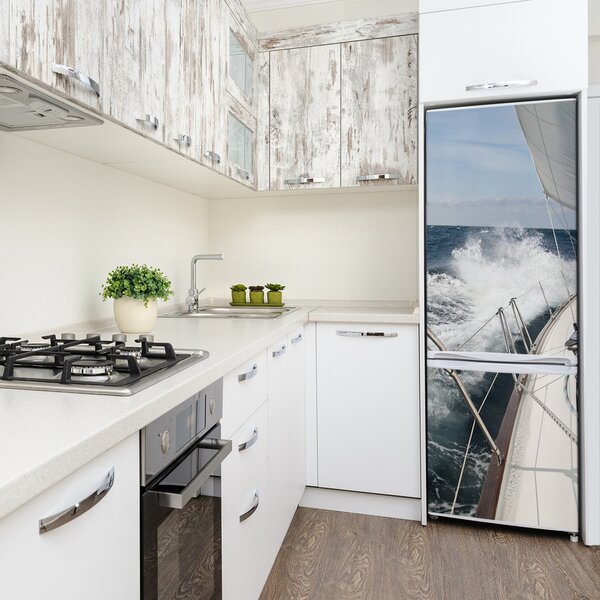 Samolepící nálepka na ledničku Plachetnice na moři FridgeStick-70x190-f-9693583