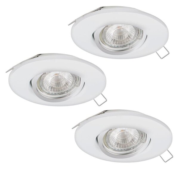 Eglo 95895 - SADA 3x LED podhledové svítidlo PENETO 1 1xGU10-LED/3W/230V