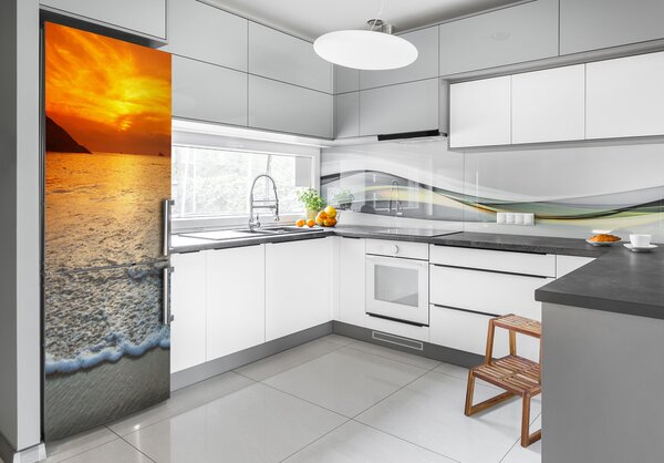 Nálepka tapeta na ledničku Západ slunce FridgeStick-70x190-f-97995760