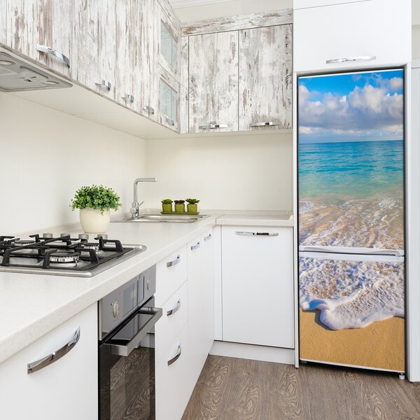 Nálepka tapeta na ledničku Tropická pláž FridgeStick-70x190-f-98746021
